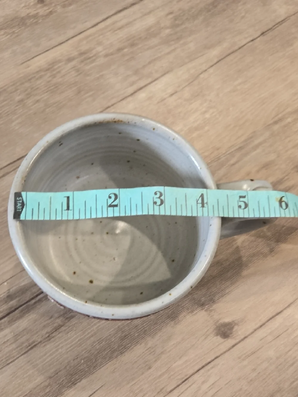 DOWN TO EARTH Stoneware Raised Text 'LET THE WORD OF CHRIST'- 3:16 Brown & Cream - Picture 3 of 6